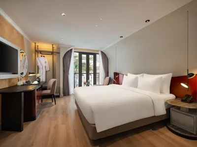 Junior Suite avec balcon Juliette, double ou twin — GRAND HOTEL du LAC Boutique Saigon